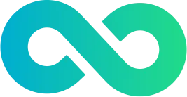 The Wellness Wonderspot logo, a loop in the shape of an infinity sign